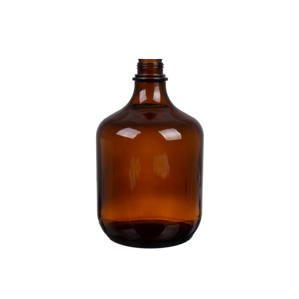 2.5L Amber Glass Bottle With Tamper Proof Cap