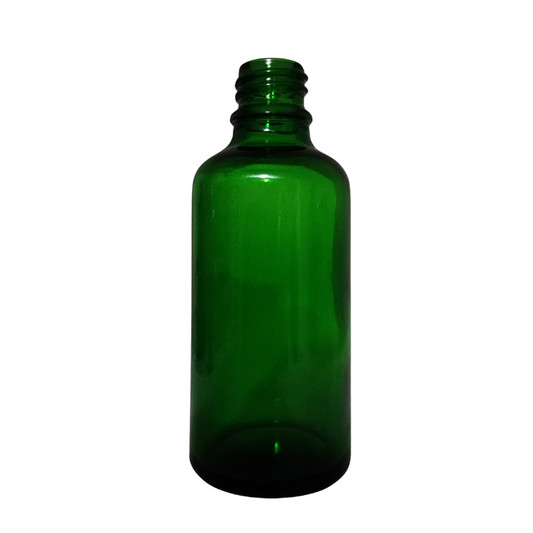 Green Glass Aromatherapy Bottle No Cap (18mm Neck)